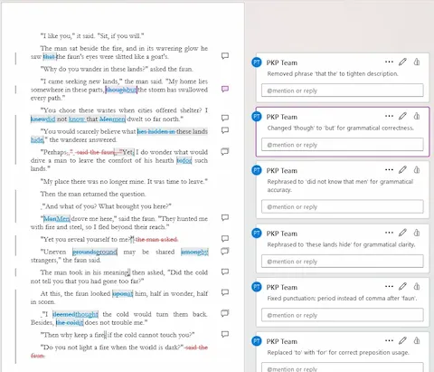Editing proof sample 1